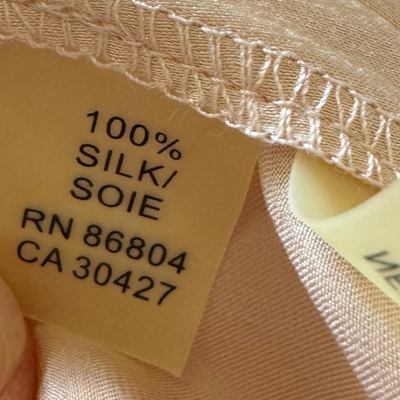 Magaschoni Blush Pink Culottes 100% Silk Long Flowy Skort Shorts NWT Womens 8 - Picture 9 of 11